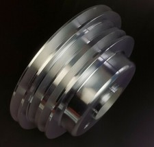 Big Block Chevy Lwp Aluminum 3 Triple Groove Crankshaft Pulley Bbc 396 427 454