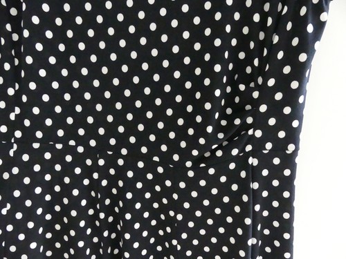Montego 42 schönes Kleid schwarz mit weißen Dots neuwertig - Bild 4 von 8