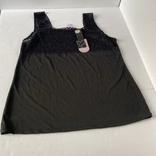Q-T intimates black camisole Large