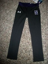 UNDER ARMOUR New NWT Youth Kids Girls Pants Black Purple 5 6