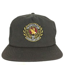 Vtg Winston Motorsports Eagle 20th Hat Nascar Race USA Snap Back Trucker Dad Cap