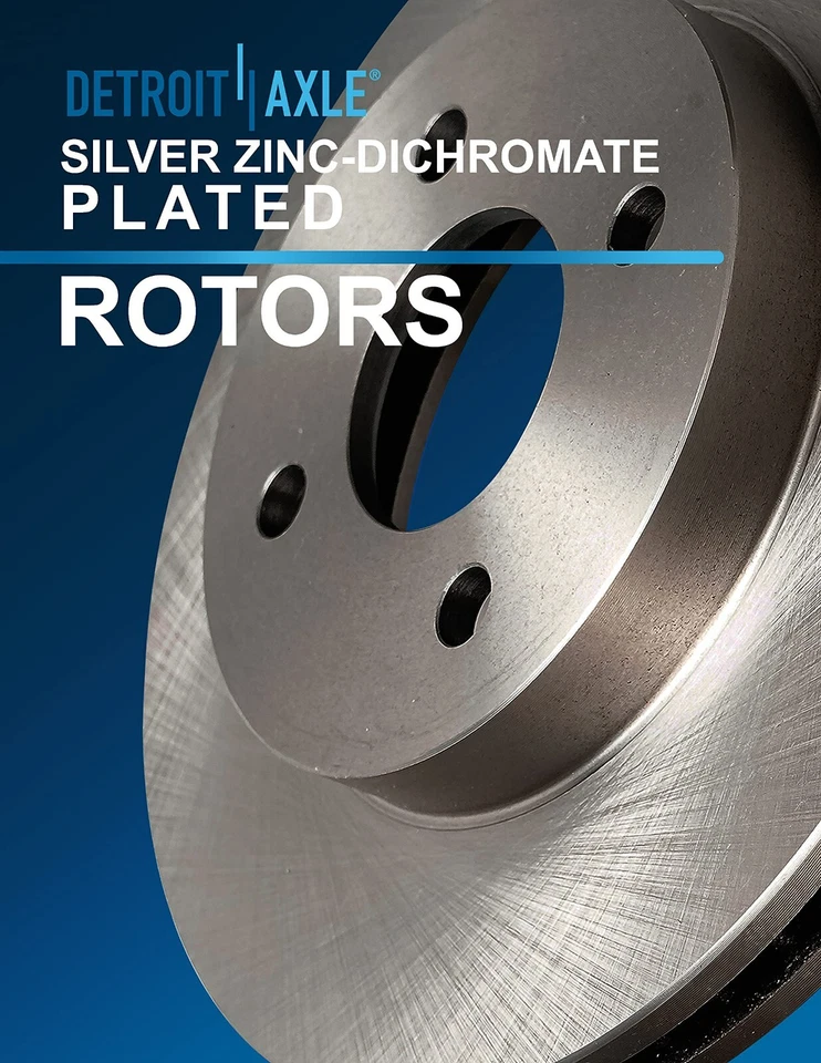 Rotores de freno de disco delanteros de 10,08 pulgadas para Dodge Attitude Hyundai Accent Kia Rio Foto 3 de 4