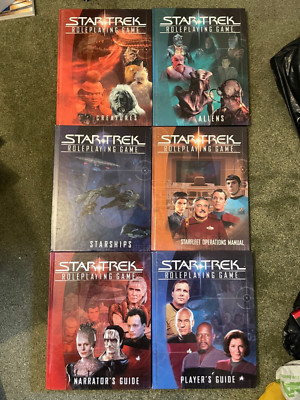 Star Trek RPG Roleplaying Game Player's Guide 2002 Decipher Hardcover VG