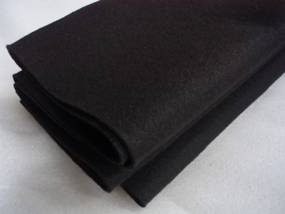 PROFI LAUTSPRECHER-BOXEN BEZUG STOFF schwarz NADELFILZ TEPPICH 300x150cm GERMANY