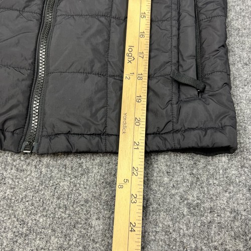 North Face Jacket Boys Medium 10/12 Black Quilted Zip Up Puffer Coat Lightweight - Picture 9 of 15