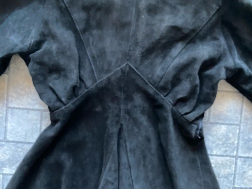 Abrigo de cuero pequeño negro vintage de Phoenix para mujer hecho en EE. UU. dañado - Imagen 16 de 19