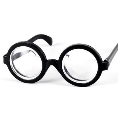 LR SUPPLIES Nerd Glasses Round Thick Geek Fancy Dress Costume Retro Joke Fun Minion Wizard