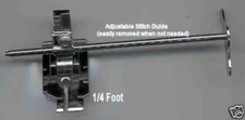 Sewing Machine 1/4 inch Quilting Foot w Slide Guide Low