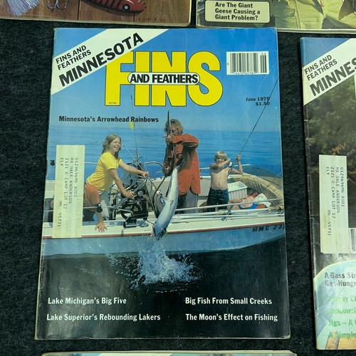 Vtg Fins & Feather Minnesota Magazines 1979 Lot 11 - Picture 6 of 13
