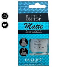 Image of Nails Inc. Better On Top Quick-Drying Matte Top Coat 14ml (16297)
