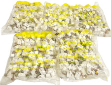 LOT OF 5- TELECRAFTER G4WH-05 FLEX CLIPS SCREW-IN DEPTH 9/16" NEW.