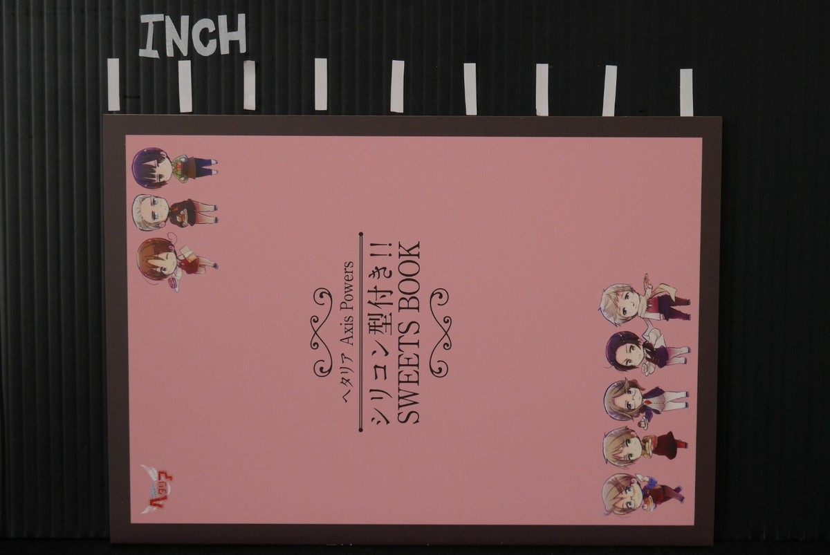 Hetalia Axis Powers Sweets Book (Recipe Book) With Silicon Mold