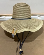 Midwest Gloves & Gear Wide Brim Sun Garden Poly/Paper Hat UPF 30+ 4.5” Brim Adj