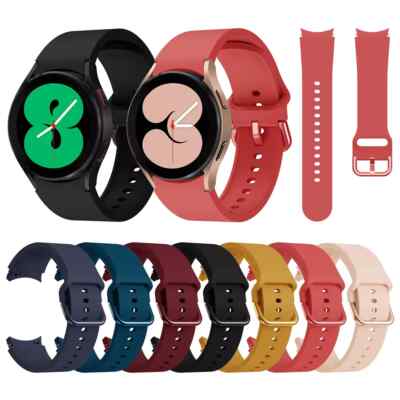 For Samsung Galaxy Watch 4/5/6 40/44mm 5 Pro 45mm 6 Classic 43/47mm Casual Silic