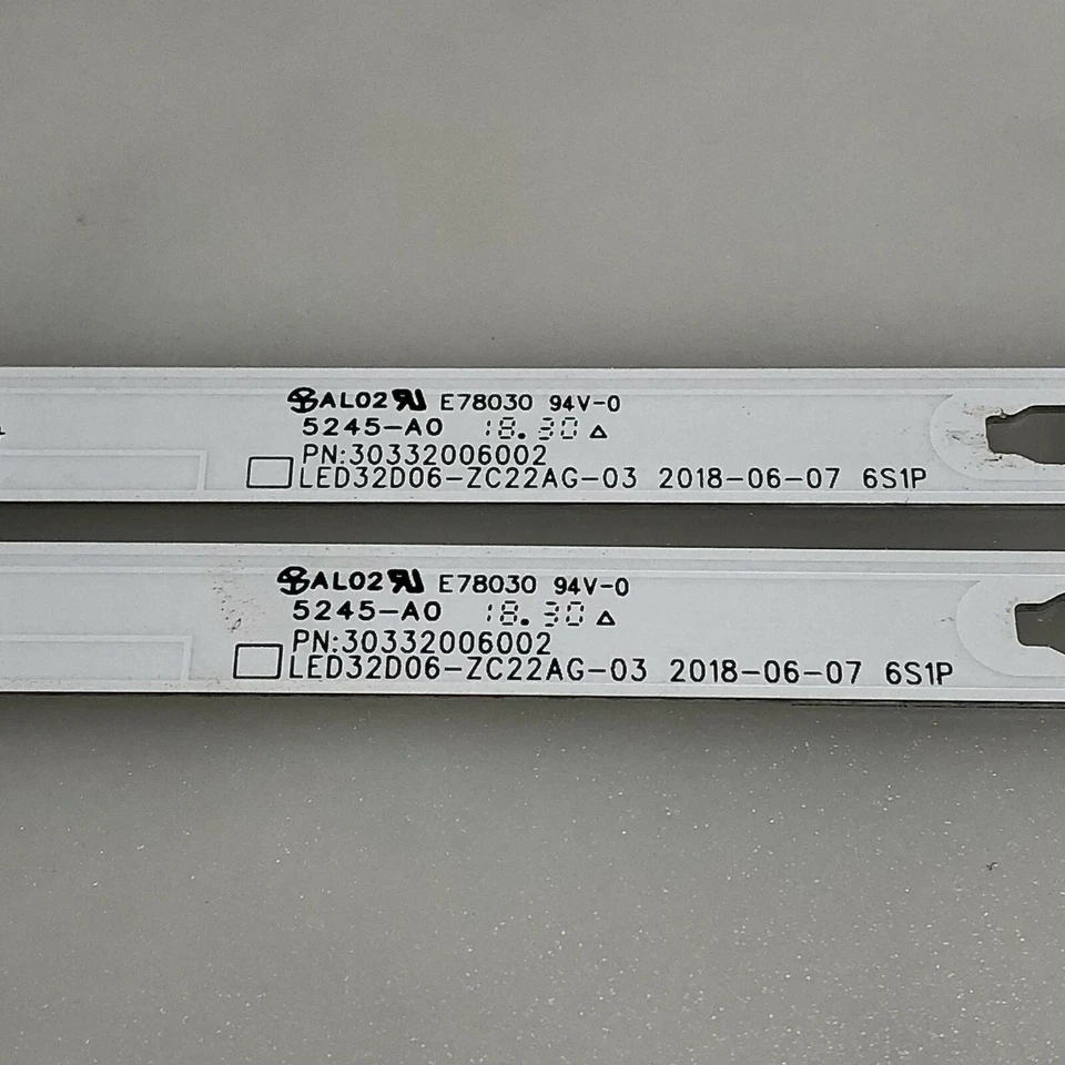 Retroiluminación LED 2 tiras JVC LED32D06-ZC22AG-03 (30332006002) para LT-32MAW388 Foto 2 de 2