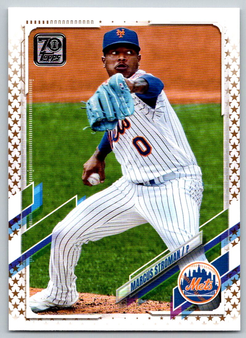 2021 SERIES 2 GOLD STAR PARALLEL MARCUS STROMAN NEW YORK METS #549 PARALLEL