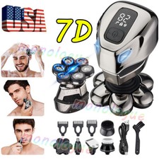 AW Robot 7D Head Shavers for Bald Men, Anti-Pinch Electric Razor for Men, 5-in-1