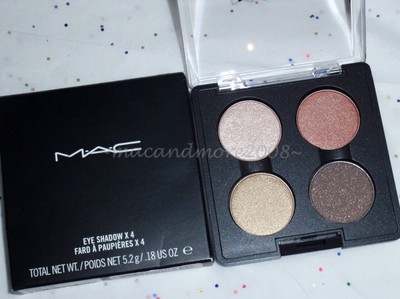 NIB MAC Eyeshadow x 4 Quad ~ NOTORIETY ~ Rare Palette ~Makeup Art Cosmetics LE