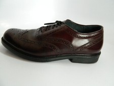 Verde Classics Mens Leather Upper Burgandy Oxfords Size 8D