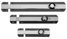 Flat Shoot Door Bolt - Slide Action - Polished Chrome - Premium UK Quality