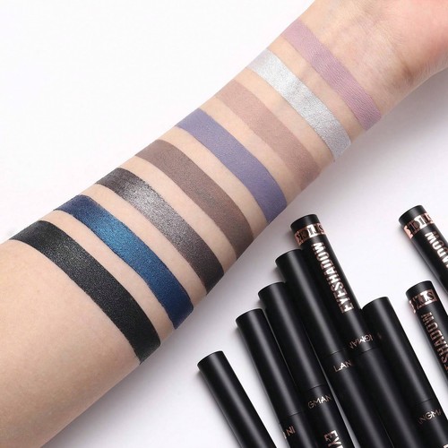 8-Color Eyeshadow Stick Set, Matte Cream, Waterproof & Long-Lasting Eye Makeup - Picture 4 of 12