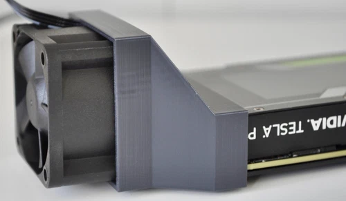 Nvidia Tesla P4/T4/M4 GPU Cooling Mounting Kit for 40mm Fans - Fan Not Included