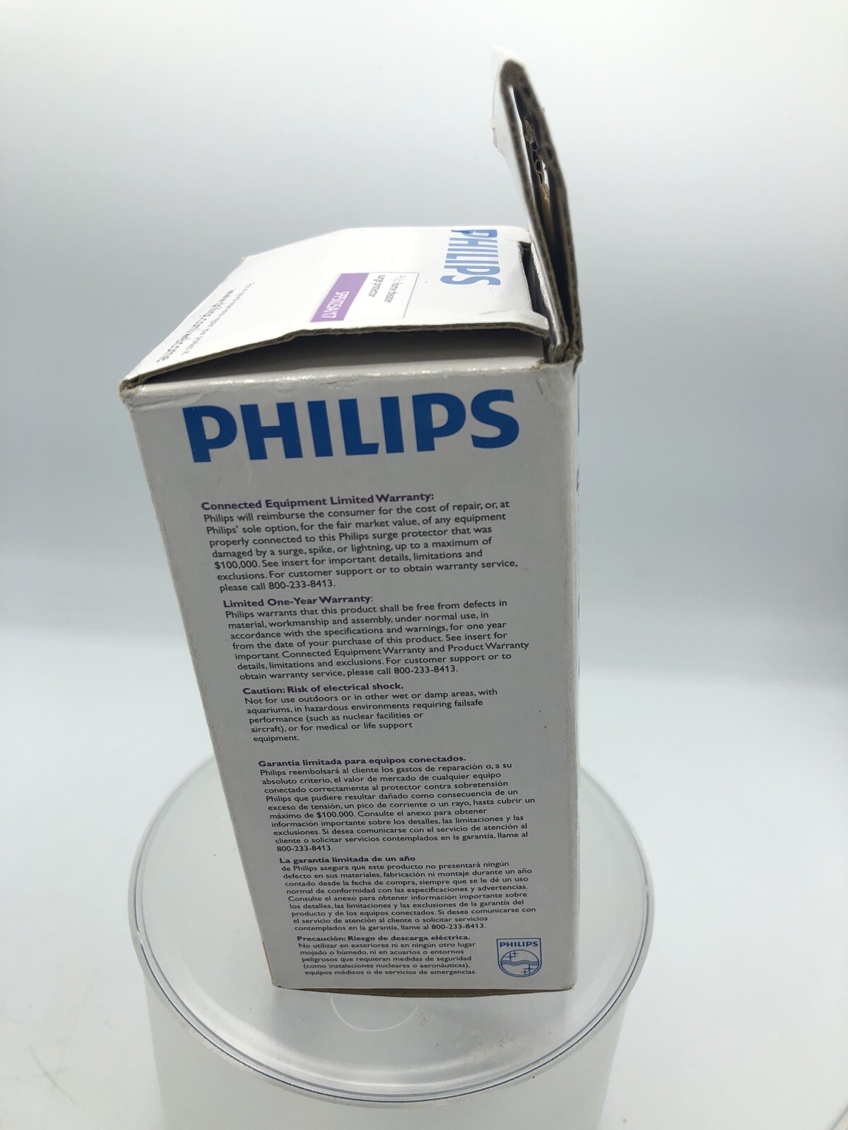 Philips SPP5025A/17 Home Theater Surge Protector with 2 Outlets and