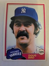 1981 TOPPS DOUG BIRD #516 EX/NM