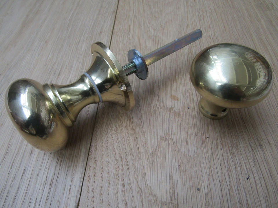 Rim Lock Door Knob Handle Sets Bathroom Bedroom Snib latch Old retro victorian - Image 2 of 2