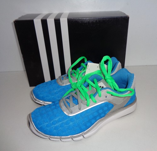Adidas Neu Adipure Blau Freizeit Damen Laufschuhe Damen UVP £ 80 Größe 4 - Bild 2 von 9