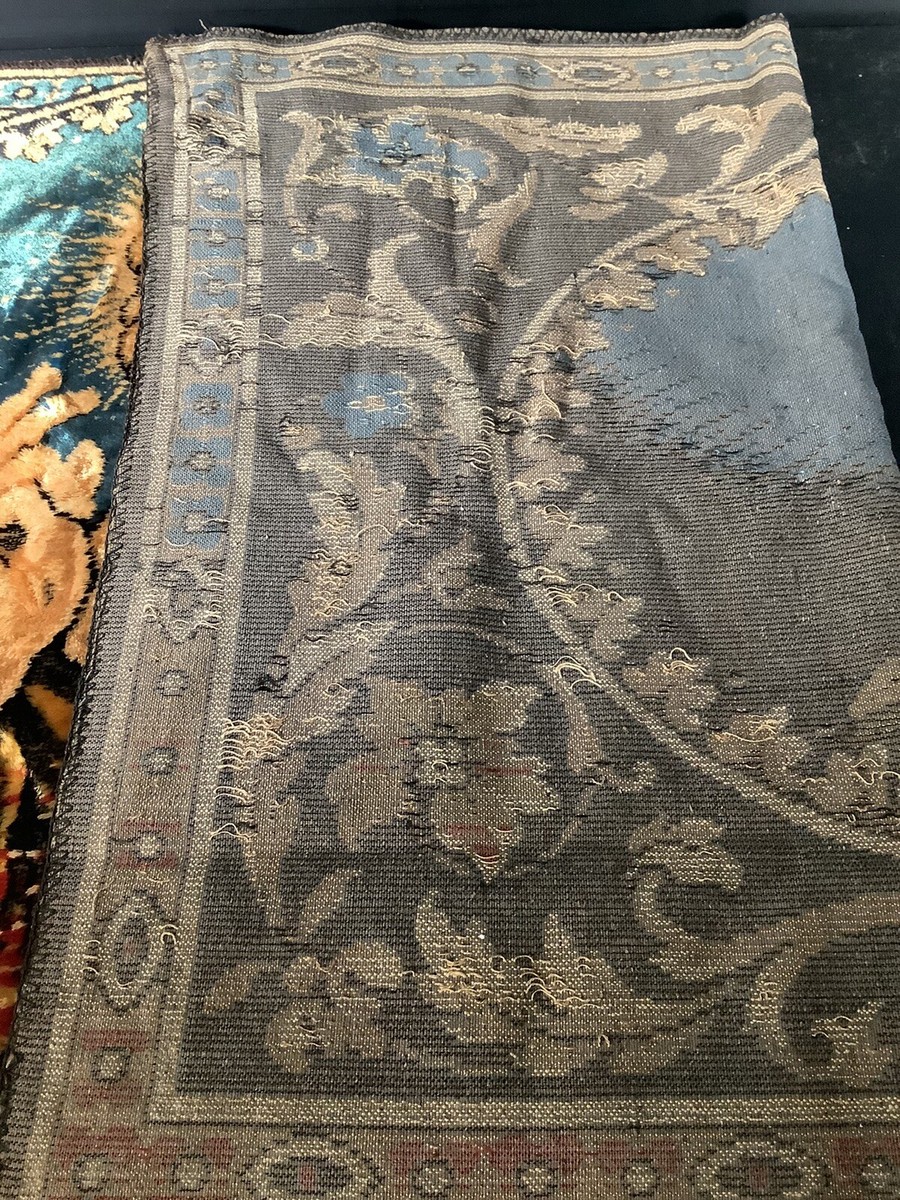 キリスト　聖心　アンティーク　タペストリー Vintage Catholic Sacred Heart Of Jesus Woven Stitch Wall