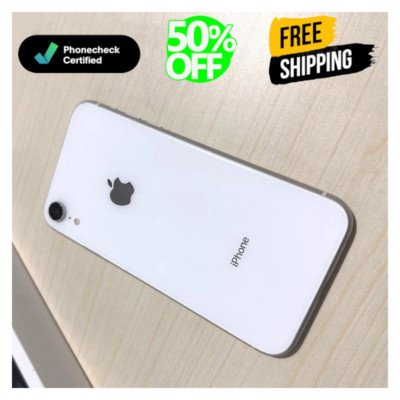 Apple iPhone XR 64GB Unlocked Verizon At&t T-Mobile - Red White Black - iOS