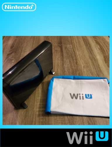 Nintendo Wii U (Vertical) console duck cloth canvas dust cover - Picture 6 of 8