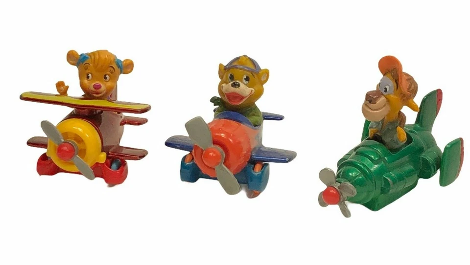 3 aviones giratorios Disney Tale Molly Wildcat Baloo Bi-Plane Diecast McDonald Toys Foto 2 de 4