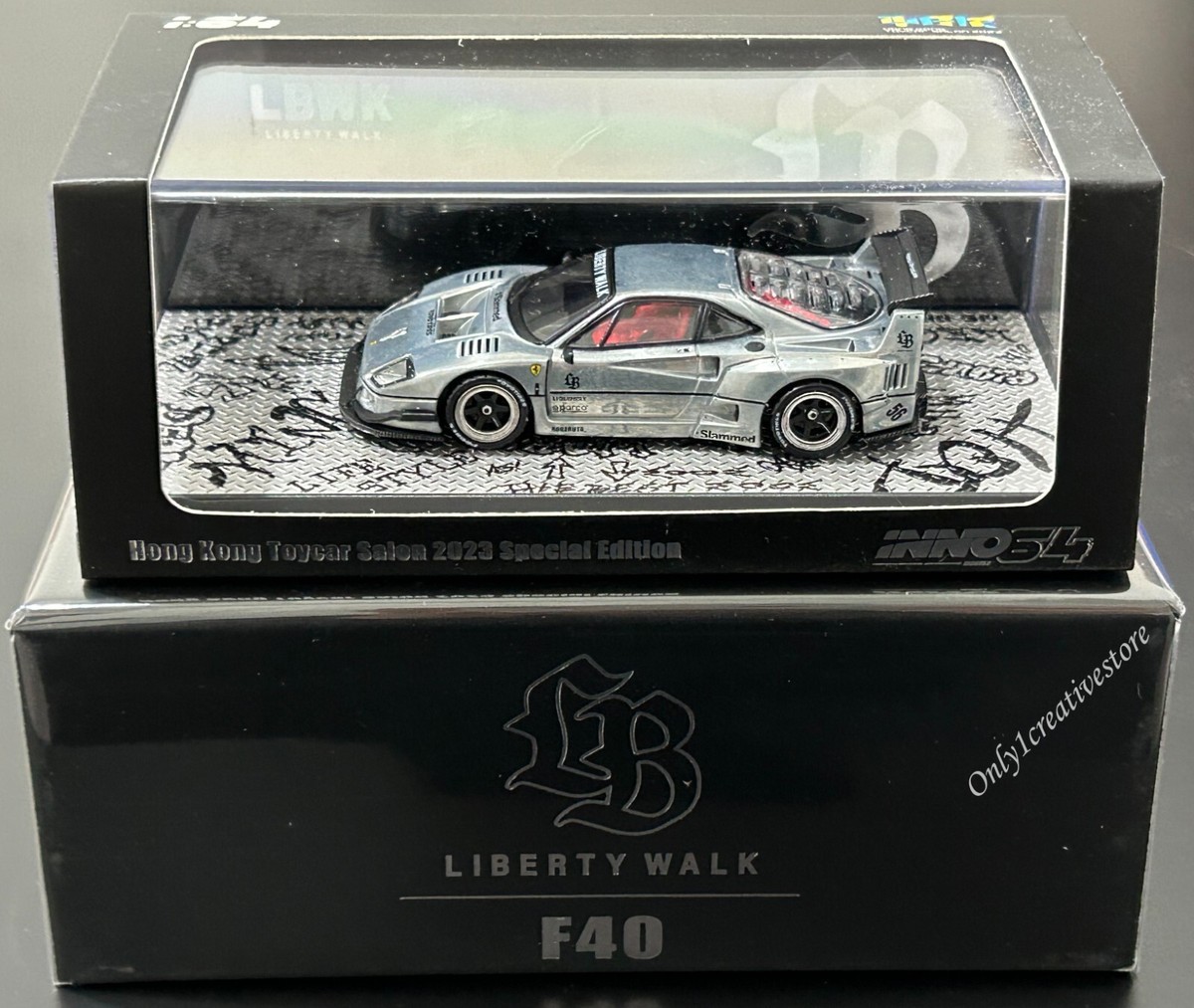 INNO64 LBWK Ferrari F40 Hong Kong Toycar Salon 2023 Matte INNO64 LBWK Ferrari F40 Hong Kong Toycar Salon 2023 Matte