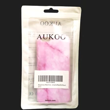 NEW iPhone 6 6S Cell Phone Case Cover Pink & White Marble Look by Aukoo