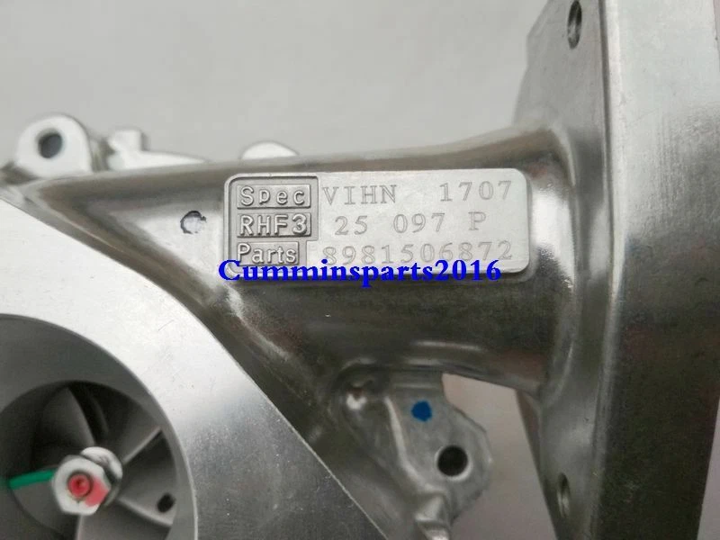 Turbocargador RHF3 VIHN VIJT 8981506872 8982704370 ISUZU D-MAX 4JK1-TC 2,5 L NUEVO Foto 2 de 4