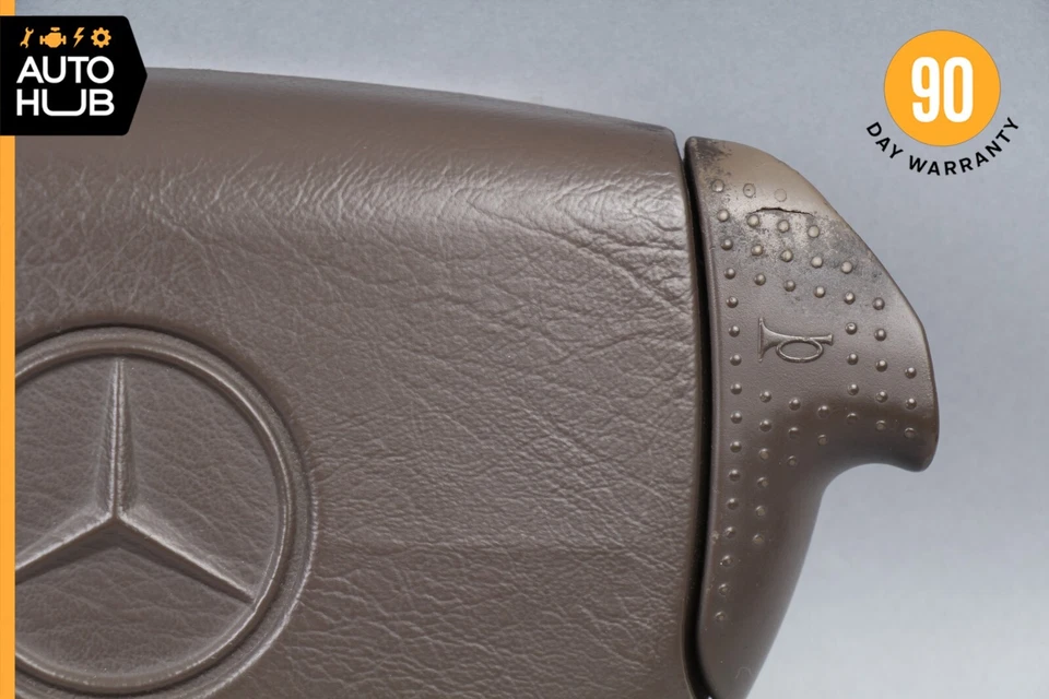 96-98 Mercedes R129 SL320 SL500 Volante Airbag Marrón OEM Foto 3 de 4