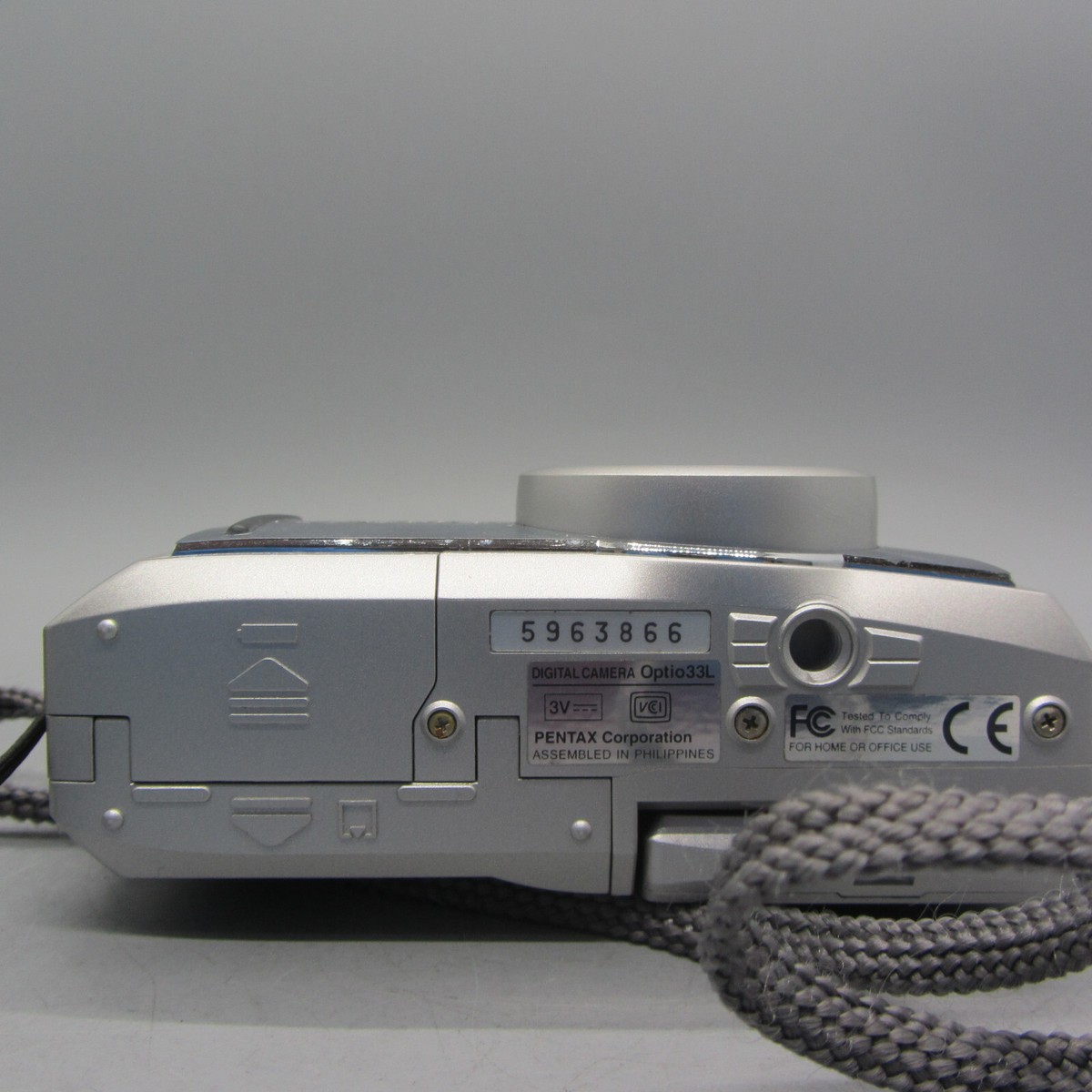 Pentax Digital Camera Optio 33L 3.2MP Silver Flip Screen Tested | eBay