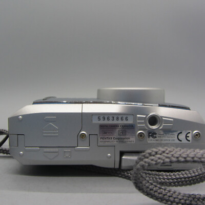 Pentax Digital Camera Optio 33L 3.2MP Silver Flip Screen Tested | eBay
