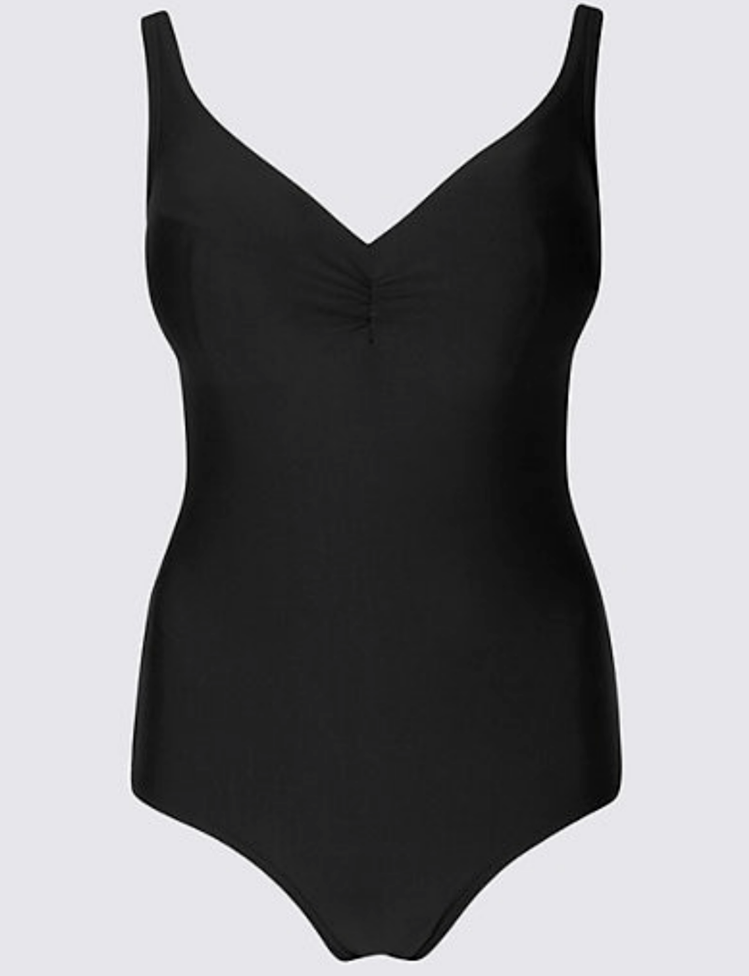 M&S Ladies Swimsuit Black Plunge Lingerie Fit Secret Slim BNWT Marks eBay