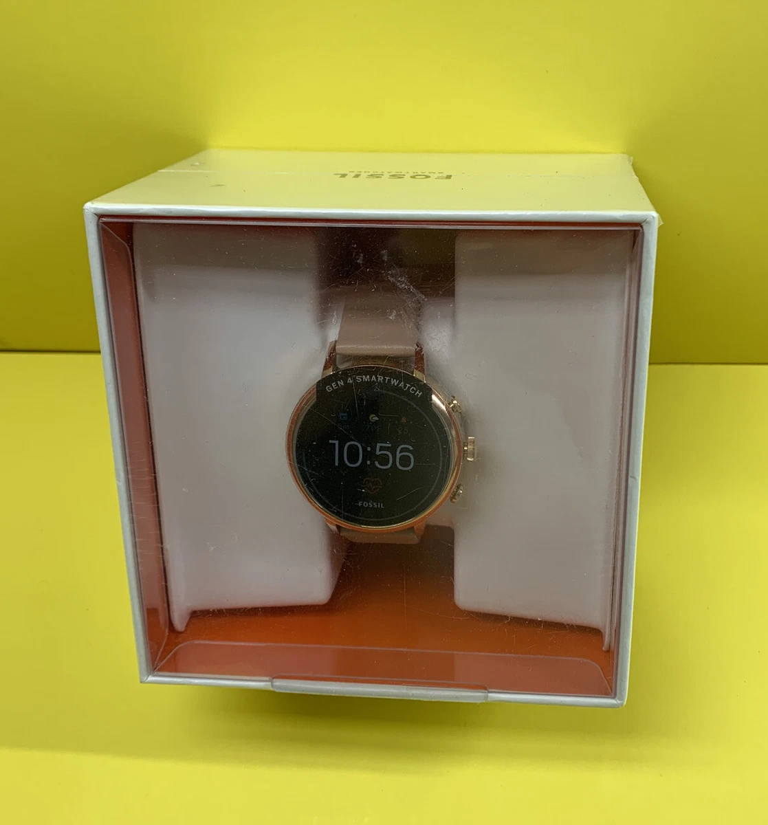 Fossil gen 4 smartwatch venture on sale hr rose gold
