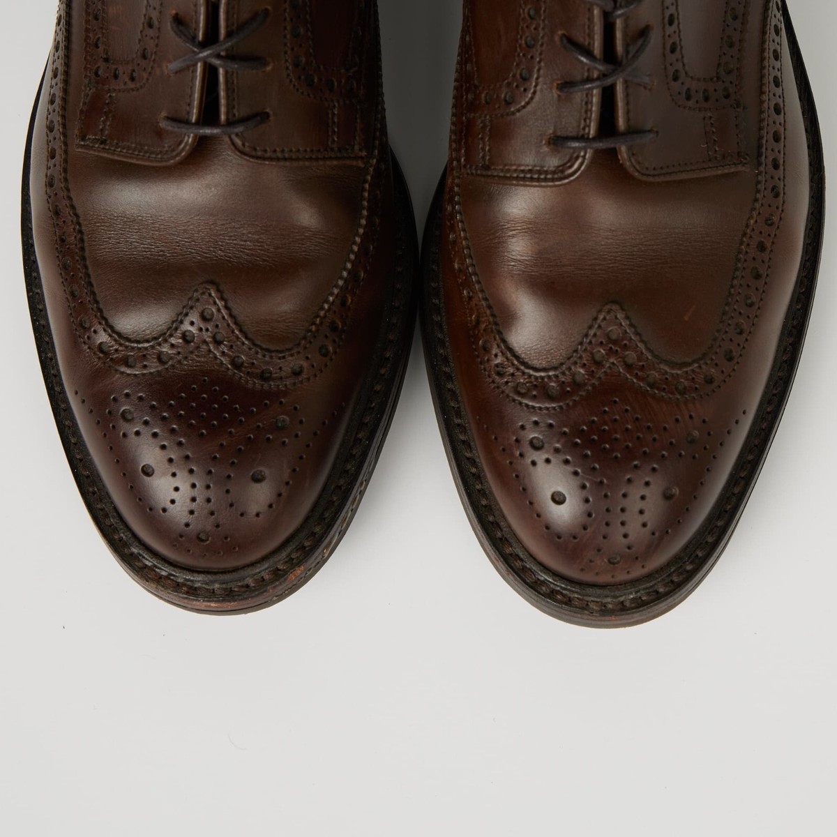 Crockett＆Jones　 WEXFORD SIZE UK 8E　BROWN The Wexford Blucher in Dark Brown - The Ben Silver Collection