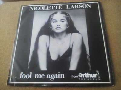 Nicolette Larson - Fool Me Again 7'' WB Italy  Burt Bacharach Arthur's Theme