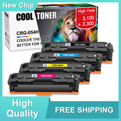 4PK CRG 054H Toner For Canon 054 Cartridges MF642Cdw MF641Cw MF644Cdw LBP622Cdw