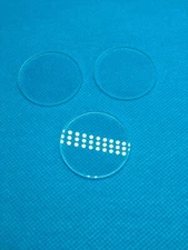 3pcs ! JGS2 35*1.0mm Fused Silica Window Quartz Glass disk