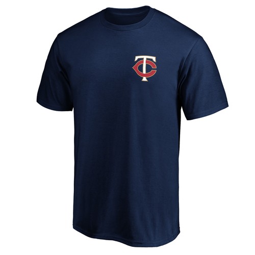 Men's Navy Minnesota Twins Number One Dad T-Shirt - 第 2/3 張圖片