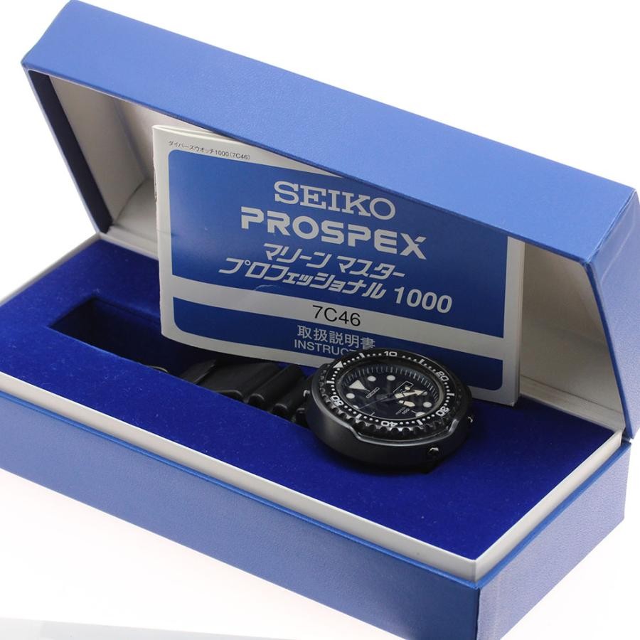 SEIKO PROSPEX MARINE MASTER SBBN011/7C46-0AA0 49mm SS/CERAMIC/RUBBER Black #C370