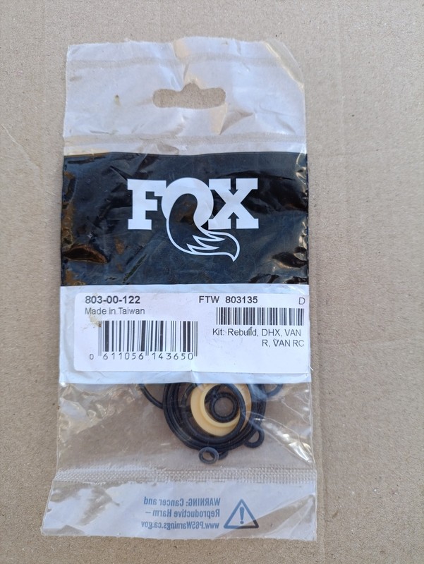 Fox DHX / Vanilla Shock Seal Kit Rebuild Kit