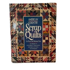 American Country Scrap Quilts Hardcover Quilt...